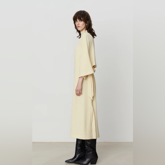 Day Birger et Mikkelsen Devon Bubble Crepe modest Maxi dresses size Eu 38 NWT - Picture 2 of 4